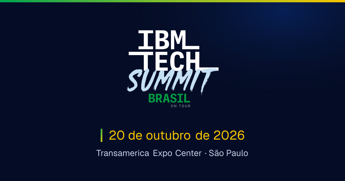 Tech Summit Brasil 2026 · On Tour